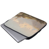 Sonnenuntergang in den Bergen - Carl Lafite Laptopschutzhülle (Vorne Knopf)