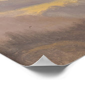 Sonnenuntergang in den Bergen Carl Lafite Poster (Ecke)