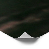 Sonnenuntergang in den Feuchtgebieten Poster (Ecke)