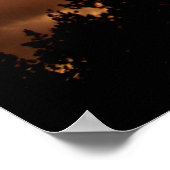 Sonnenuntergang in den Sierras - Drucken Poster (Ecke)