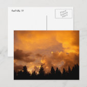 Sonnenuntergang in den Sierras - Postkarte (Vorne/Hinten)