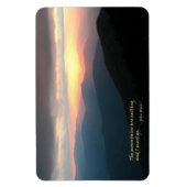 Sonnenuntergang in den Smokies: Die Mtnis rufen /  Magnet (Vertikal)