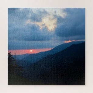Sonnenuntergang in den Smoky-Bergen - 20x20 Puzzle