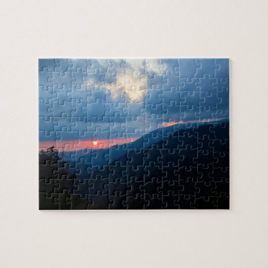 Sonnenuntergang in den Smoky-Bergen - 8x10 Puzzle (Horizontal)