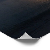 Sonnenuntergang in der britischen Jungfrau Islands Poster (Ecke)