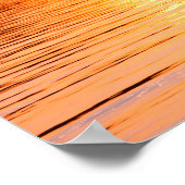 Sonnenuntergang in der Bucht von Adriatic Foto. Kr Poster (Ecke)