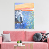 Sonnenuntergang in der französischen Leinwand (Insitu (Wohnzimmer))