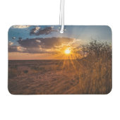 Sonnenuntergang in der Kalahari-Wüste, Namibia Autolufterfrischer (Rückseite)
