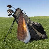 Sonnenuntergang in der Kalahari-Wüste, Namibia Golfhandtuch (Gras)