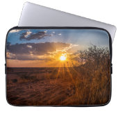 Sonnenuntergang in der Kalahari-Wüste, Namibia Laptopschutzhülle (Vorderseite)