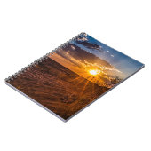 Sonnenuntergang in der Kalahari-Wüste, Namibia Notizblock (Linke Seite)