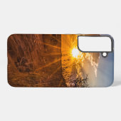 Sonnenuntergang in der Kalahari-Wüste, Namibia Samsung Galaxy Hülle (Rückseite (Horizontal))