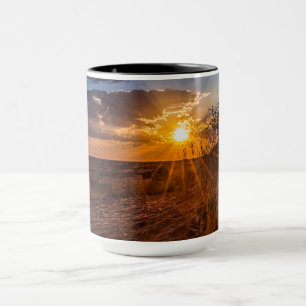 Sonnenuntergang in der Kalahari-Wüste, Namibia Tasse