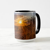 Sonnenuntergang in der Kalahari-Wüste, Namibia Tasse (VorderseiteRechts)