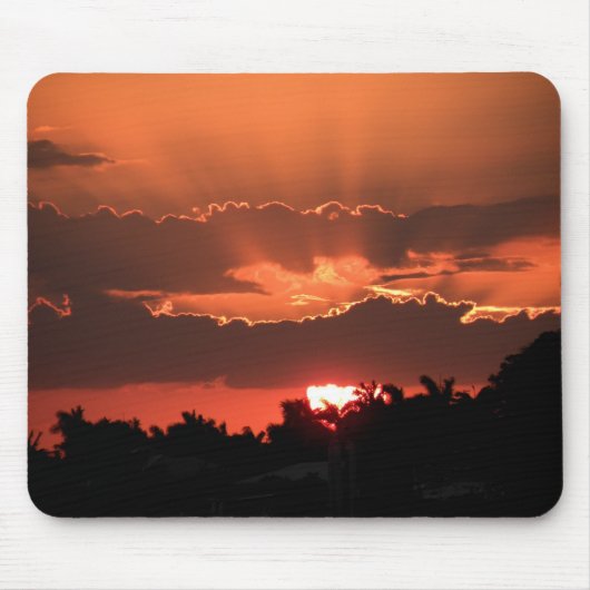 Sonnenuntergang in der Kupfer-Maus-Pad Mousepad (Vorne)