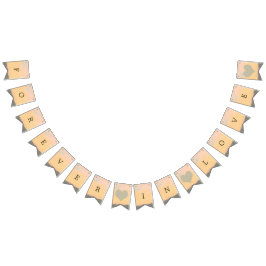 Sonnenuntergang in der Liebe Wimpelkette