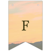 Sonnenuntergang in der Liebe Wimpelkette (Erste Fahne)