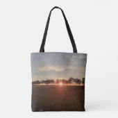 Sonnenuntergang in der Pinienallee - Tüte Tasche (Rückseite)