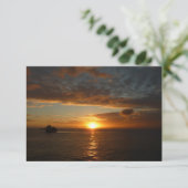 Sonnenuntergang in der tropischen Seenlandschaft S (Stehend Vorderseite)