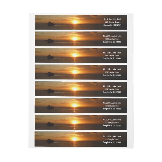 Sonnenuntergang in der tropischen Seenlandschaft S (Bogen)