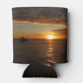 Sonnenuntergang in der tropischen Seenlandschaft S Dosenkühler (Rückseite)