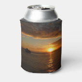 Sonnenuntergang in der tropischen Seenlandschaft S Dosenkühler (Kanne Rückseite)