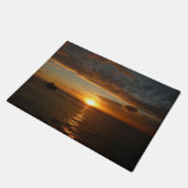 Sonnenuntergang in der tropischen Seenlandschaft S Fußmatte (Schrägansicht)