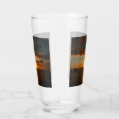 Sonnenuntergang in der tropischen Seenlandschaft S Glas (Rechts)