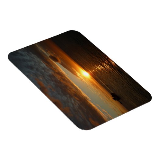 Sonnenuntergang in der tropischen Seenlandschaft S Magnet (Rechte Seite)