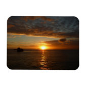 Sonnenuntergang in der tropischen Seenlandschaft S Magnet (Horizontal)