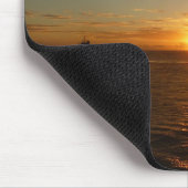 Sonnenuntergang in der tropischen Seenlandschaft S Mousepad (Ecke)