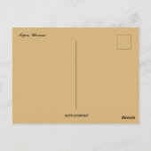 Sonnenuntergang in der Ukraine Postkarte (Rückseite)