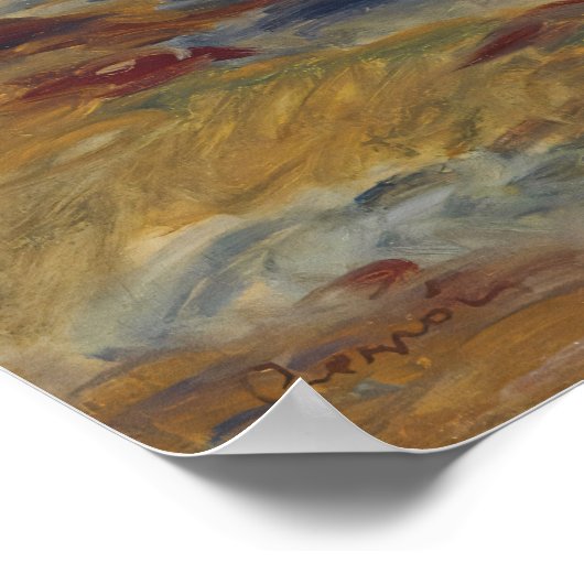 Sonnenuntergang in Douarnenez Ein perfektes Wochen Poster (Ecke)