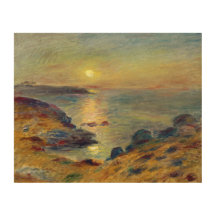 Sonnenuntergang in Douarnenez von Auguste Renoir