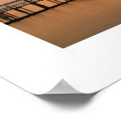 Sonnenuntergang in Dunedin, Florida Poster (Ecke)