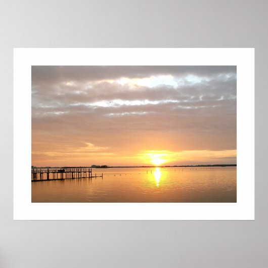 Sonnenuntergang in Dunedin, Florida Poster (Vorne)
