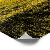 Sonnenuntergang in einem ländlichen Landschaftspop Poster (Ecke)