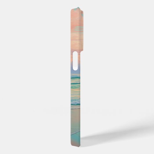 Sonnenuntergang in einer ruhigen Strandlandschaft Case-Mate iPhone Hülle (Rückseite / Rechts)