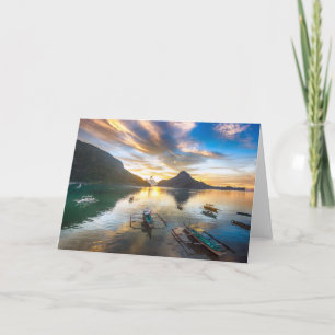 Sonnenuntergang in EL Nido Karte