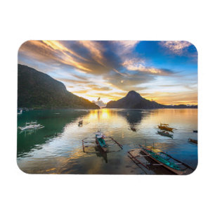 Sonnenuntergang in El Nido Magnet