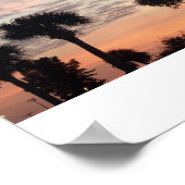 Sonnenuntergang in FL Poster (Ecke)