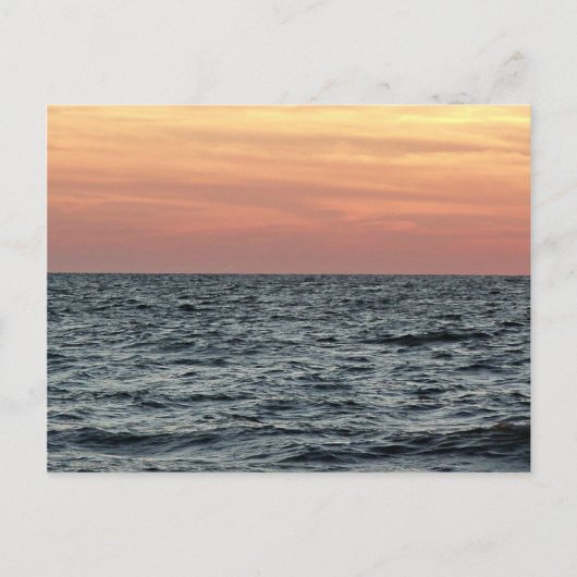 Sonnenuntergang in Florida Postkarte (Vorderseite)
