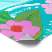 Sonnenuntergang in Fushia-Poster und zum Download  Poster (Ecke)