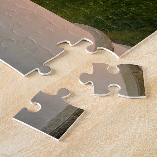 Sonnenuntergang in Heceta Head Lighthouse an der O Puzzle (Seite)