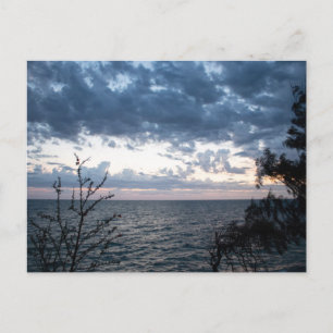 Sonnenuntergang in Ifaty, Madagaskar Postkarte