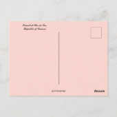 Sonnenuntergang in Iles de Los Republica Guinea Postkarte (Rückseite)