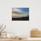 Sonnenuntergang in Irland 17 Poster (Küche)