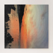 Sonnenuntergang in Jamaika Puzzle (Horizontal)