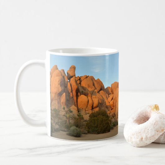 Sonnenuntergang in Joshua Tree Kaffeetasse (Mit Donut)