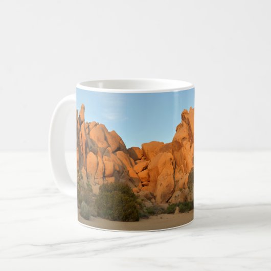 Sonnenuntergang in Joshua Tree Kaffeetasse (Vorderseite Links)